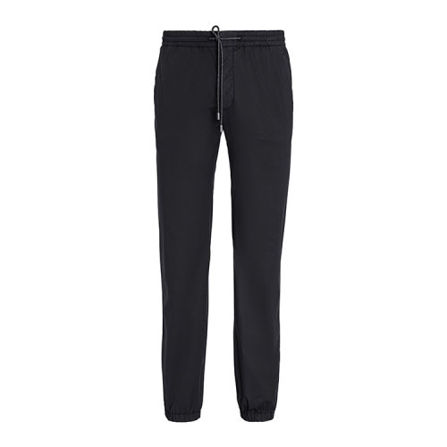 Z Zegna杰尼亞 黑色 男士彈力棉質(zhì)慢跑褲 VW123-ZZ346-K09