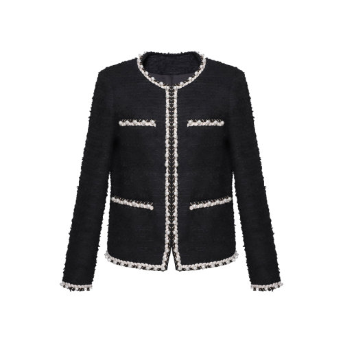 GeleiStory/GeleiStory小香風(fēng)COCO系列外套女秋季新款保暖休閑百搭上衣短款女士外套＞女士夾克