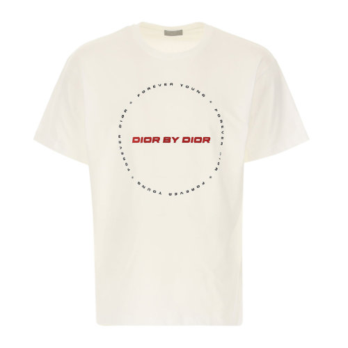 Dior 迪奧  男裝 服裝 黑色棉質(zhì)LOGO標(biāo)識(shí) 男士短袖T恤