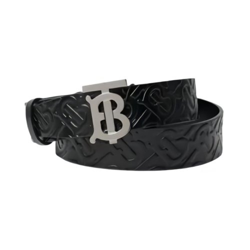 BURBERRY/博柏利 男士黑色皮革腰帶 8046565