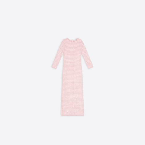  BALENCIAGA巴黎世家 22年秋冬 女士 連衣裙 Womens Back-to-front Dress in Pink 704570T32515
