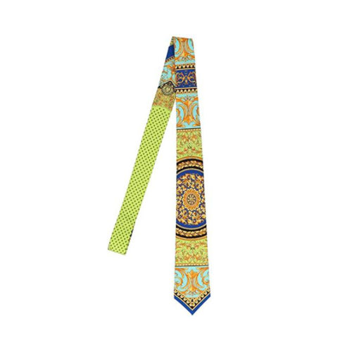 VERSACE/范思哲  男士拼色真絲領帶/領結/領帶夾領帶 ICR7001-A233340-A7047