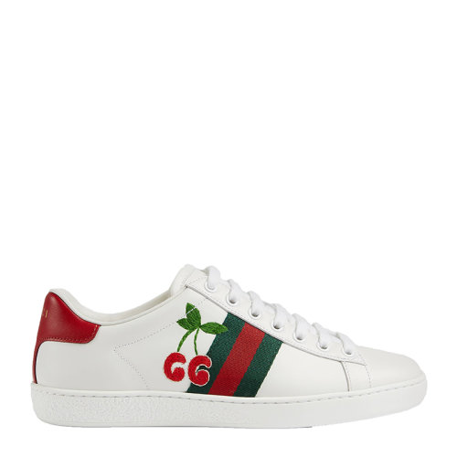 GUCCI/古馳  21早春新款女士櫻桃Ace休閑運(yùn)動鞋 6531351XG609065