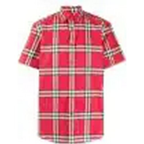  BURBERRY/博柏利 男士格紋棉質(zhì)短袖襯衫 8020870 PLFSX