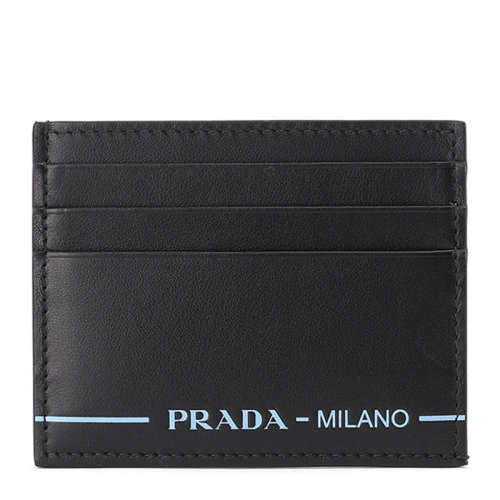 PRADA/普拉達 男士黑色牛皮卡包卡片夾 2MC223-2BAY-F0002