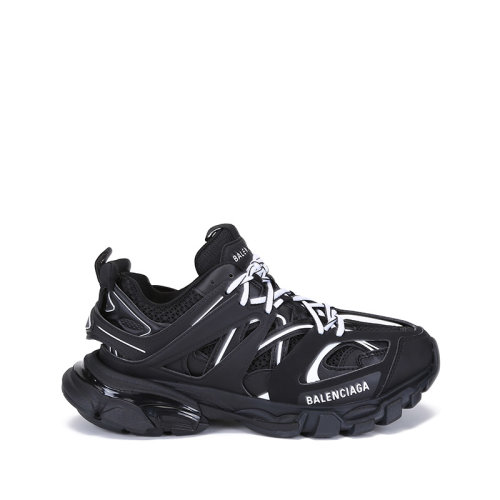 Balenciaga/巴黎世家 男士織物等多種面料拼接網(wǎng)眼系帶休閑運(yùn)動(dòng)鞋 542023 W3AC1