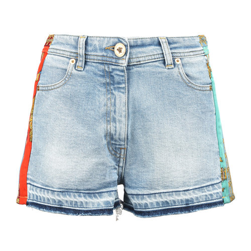 VERSACE/范思哲22年女士牛仔短褲100501A0345