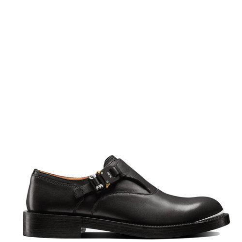 DIOR/迪奧 22年早春新款 EVIDENCE系列 男士黑色光滑牛皮革孟克德比鞋商務(wù)鞋3DE328ZGK_H969