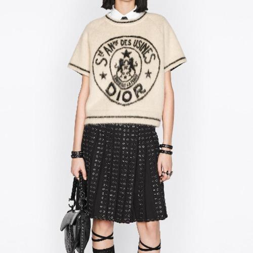  DIOR迪奧 22年秋冬 女士 針織衫 短袖針織衫 244S41AM410_X0811