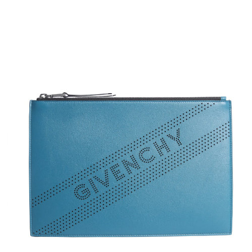 Givenchy/紀(jì)梵希 女士 女包 藍(lán)色皮革時(shí)尚手拿包 BB604GB0CM-426