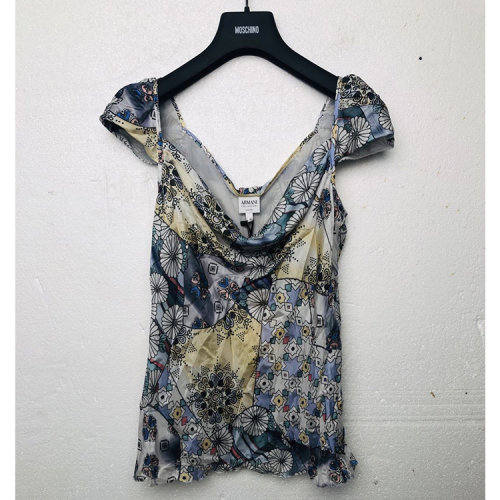 ARMANI COLLEZIONI/阿瑪尼卡爾茲 女士花色短袖 AMC11T AM506