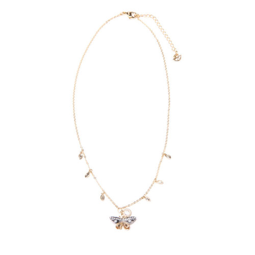 Swarovski/施華洛世奇  MAGNETIC 女士蝴蝶造型鎖骨項(xiàng)鏈 5416786