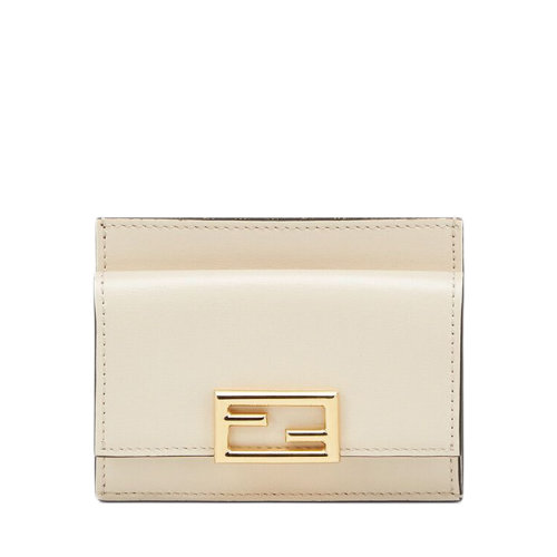 FENDI/芬迪   女士白色小牛皮零錢袋卡包8M0423AHM0F0VWM