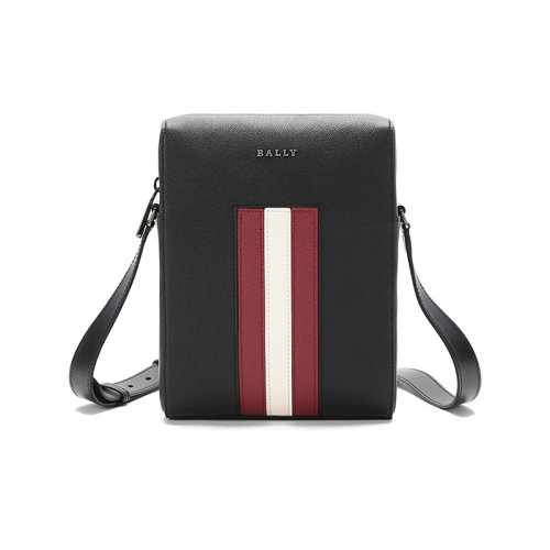 BALLY/巴利  男士Eduard商務(wù)包系列皮質(zhì)單肩斜挎包 EDOH TSP