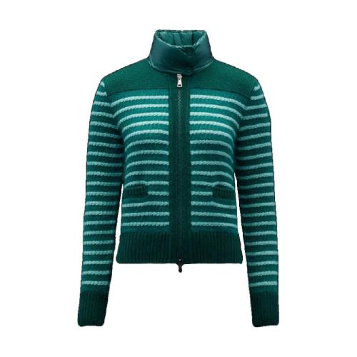  MONCLER蒙可蒙克萊 22年秋冬 女士 針織衫 Padded Wool %26 Mohair Cardigan H20939B00011M19418