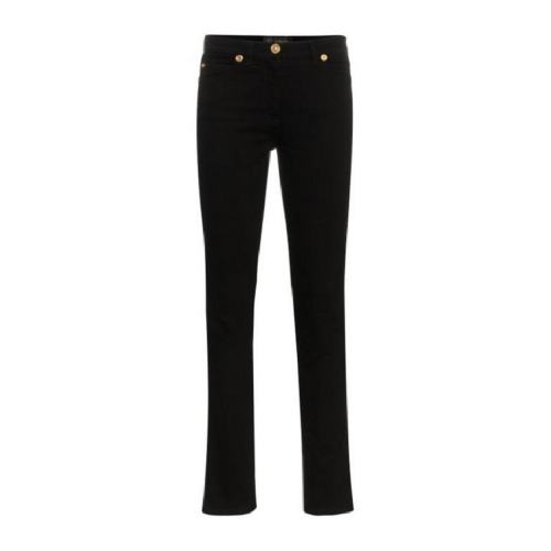  VERSACE/范思哲 女士黑色棉質(zhì)牛仔褲 A80291A224478A8008 PLFSX