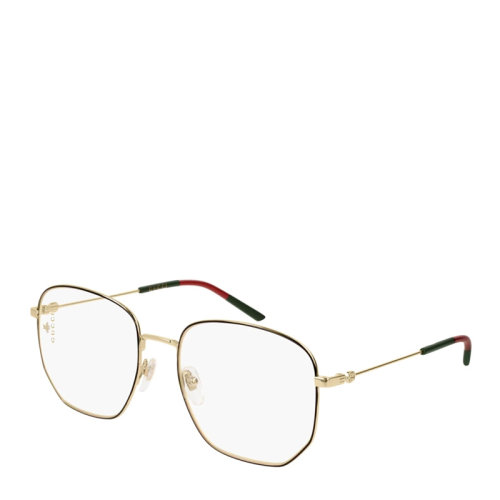 GUCCI/古馳 男女同款中性時(shí)尚金邊造型鏡框GG0396O多色可選