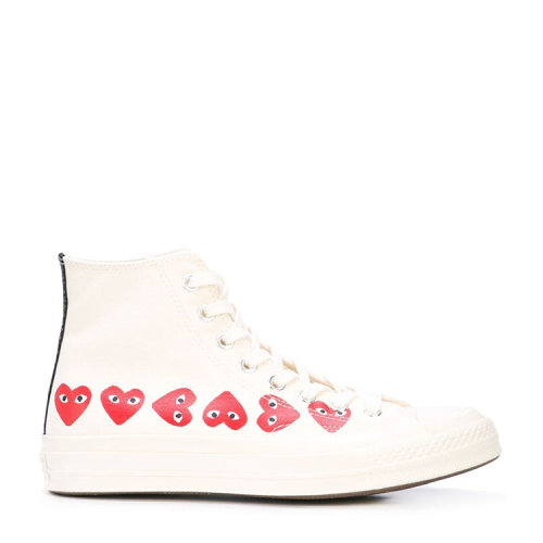 Comme des Garcons/川久保玲 20年秋冬 百搭 女性 白色 女士休閑運動鞋 P1K116  OFFWHITE