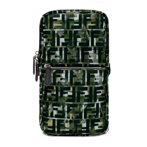 FENDI/芬迪 男包 男士雙F拼色尼龍斜挎包 7VZ033-ABM8-F0X93