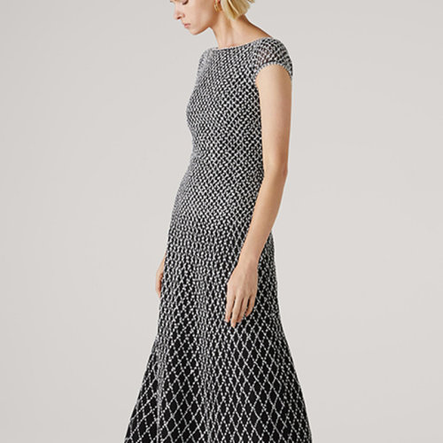 St.John/盛薔女士鉆石織露背宴會女士禮服K1210R1