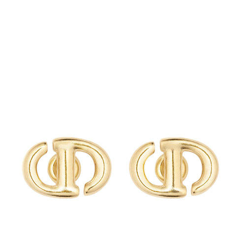 DIOR/迪奧  CD NAVY系列 女士鍍金金屬CD標志耳環(huán)E1594CDNMT_D300