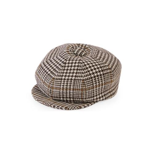  GUCCI古馳 22年秋冬 男士 Gucci HA HA HA特別系列威爾士親王格紋羊毛帽 715061 4HATP 9200