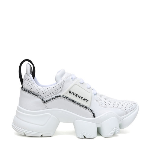 Givenchy/紀(jì)梵希女士皮革鏤空低幫JAW運動鞋系帶休閑鞋BE000SE0KB