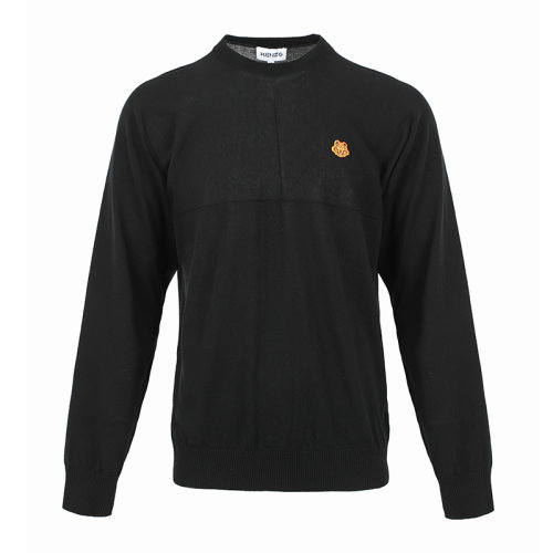 KENZO/高田賢三虎頭徽標(biāo)棉質(zhì)套頭男士針織衫/毛衣FB55PU580