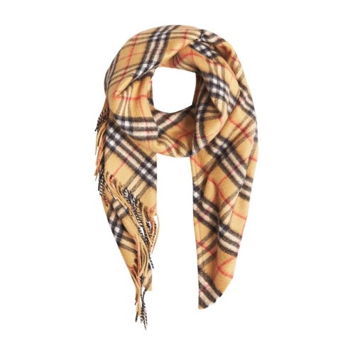 BURBERRY/博柏利 男士經(jīng)典格紋羊絨針織面料圍巾圍脖 4076700