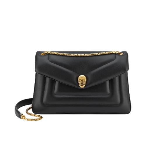  BVLGARI寶格麗 22年秋冬 女士 單肩包 SERPENTI REVERSE SAC PORTé éPAULE 292118292118