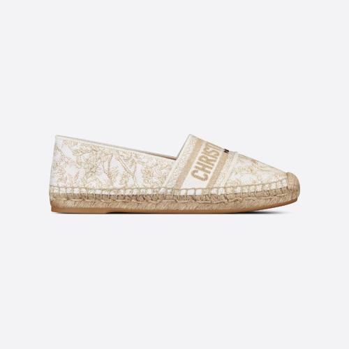 DIOR迪奧 22年秋冬 女士 平底鞋 Espadrille Dior Granville KDB585JHL_S67W