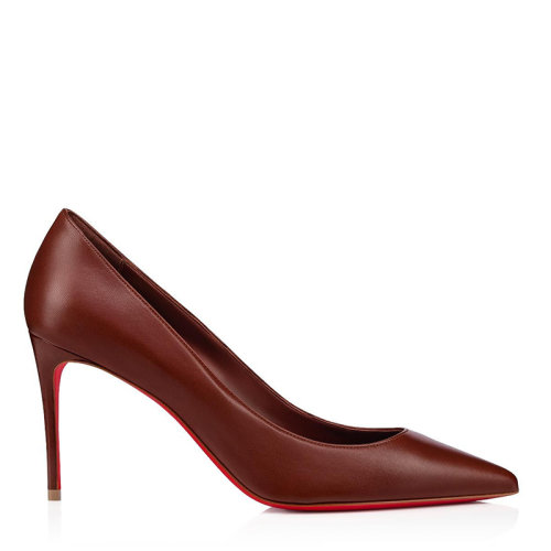 Christian Louboutin/克里斯提魯布托女士裸色皮革Kate高跟鞋1210665N249