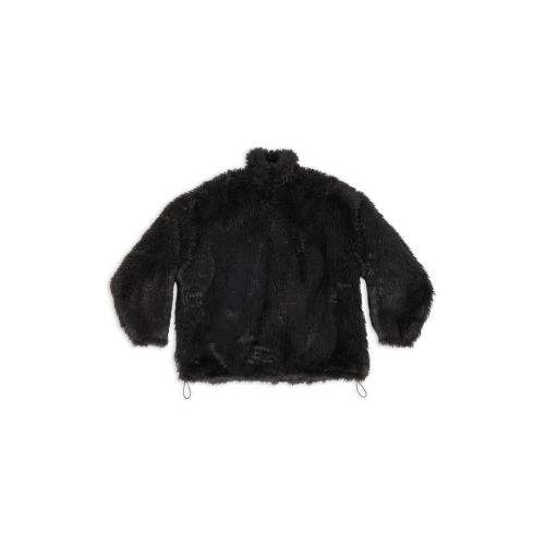  BALENCIAGA巴黎世家 22年秋冬 女士 夾克 Womens Zip-up Jacket in Black 622957TNQ021000