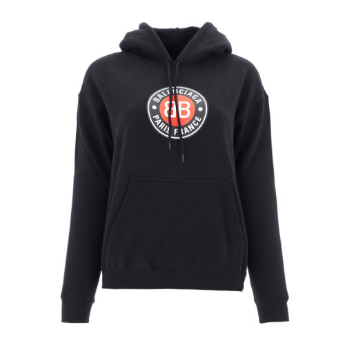 Balenciaga 巴黎世家  女裝 服飾 棉質(zhì)經(jīng)典logo款時尚休閑連帽衛(wèi)衣 女衛(wèi)衣