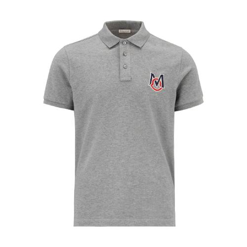  MONCLER蒙可蒙克萊 22年秋冬 男士 短袖Polo Monogram Polo Shirt H20918A0001584556984