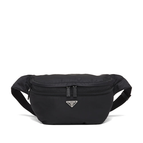 PRADA/普拉達(dá)      男士黑色尼龍皮革運(yùn)動腰包2VL038_2DMG_F0002_V_OOO