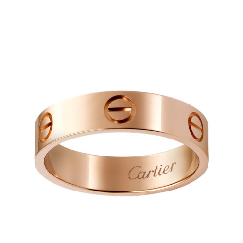 CARTIER/卡地亞 經(jīng)典LOVE 18K金玫瑰金戒指 B4084800