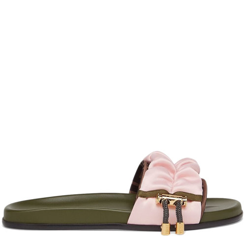 FENDI/芬迪 女鞋 時(shí)尚百搭 女士 混色FF圖案一字涼拖 8X8142PMRF0AU4 HJH0012BC