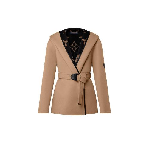  LV路易威登 22年秋冬 女士 大衣 連帽短大衣 1AAGCV 1AAGCQ 1AAGCW 1AAGCU 1AAGCT 1AAGCR 1AAG