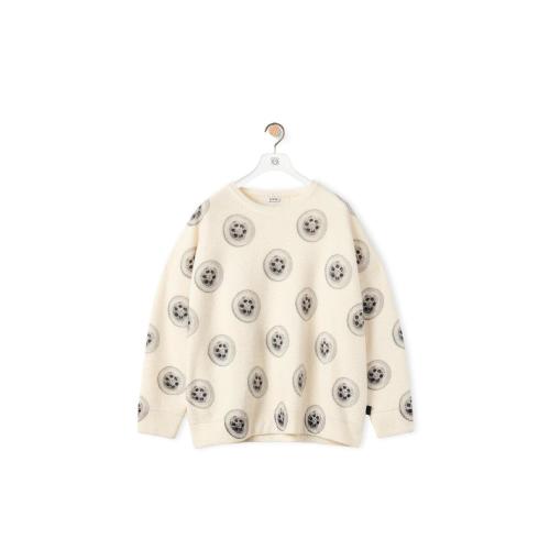  LOEWE羅意威 22年秋冬 男士 針織衫 Sinkhole printed sweater in wool H526Y14KCV-1950