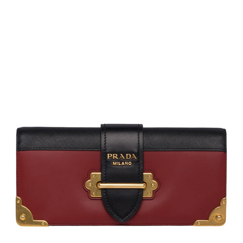 PRADA/普拉達 女士赤土色Cahier系列牛皮單肩斜挎包  1BF048_2BB0_F0C9F_V_CCH