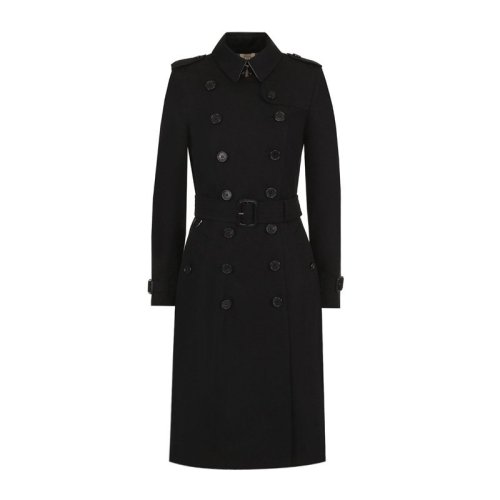 BURBERRY/博柏利 The Chelsea系列 女士風(fēng)衣純棉經(jīng)典雙排扣長(zhǎng)款風(fēng)衣大衣