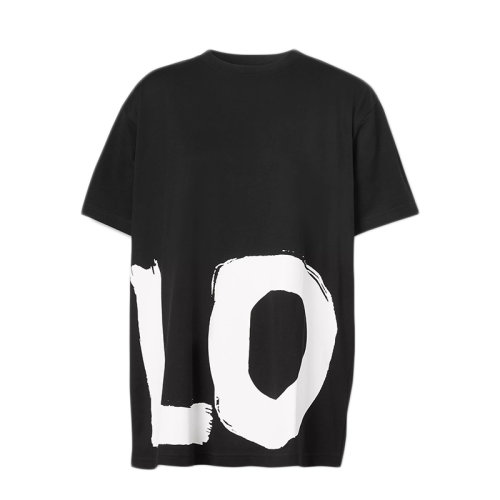 BURBERRY/博柏利 Love 印花棉寬松女士短袖T恤衫 80373021