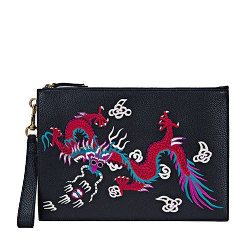 GUCCI/古馳  古琦女士黑色皮革手拿包 473934 A88WT 1058 HKY0011N