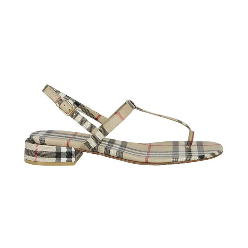 BURBERRY/博柏利 女士經(jīng)典格紋平底涼鞋 8047805