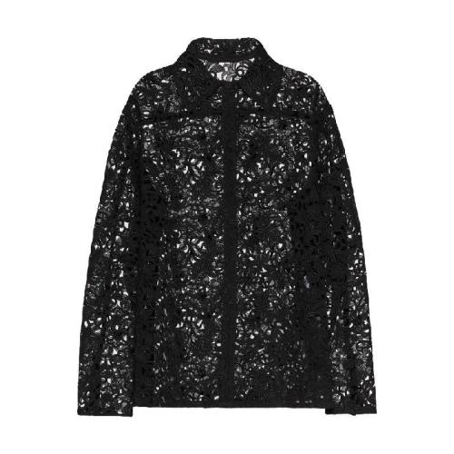  VALENTINO華倫天奴 22年春夏 女士 罩衫 Blossom Macrame 夾克 VB0CE2A03QG0NO