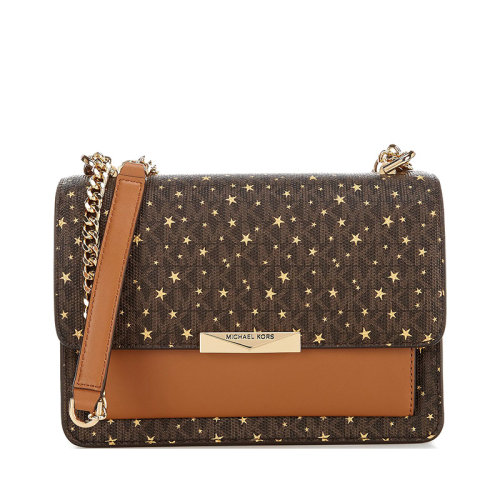 Michael Kors/邁克·科爾斯 拼色翻蓋包 星星裝飾 女款 30H1GJ4L9O