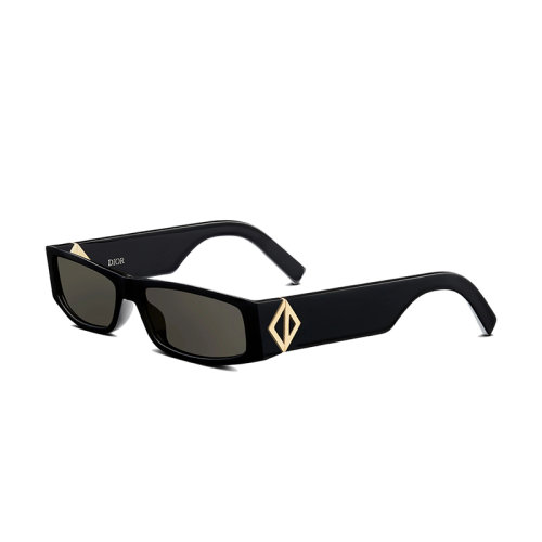 DIOR/迪奧 22年早春新款 S1I系列 男士灰色鏡片黑色醋酸纖維鏡框金屬Logo太陽(yáng)鏡墨鏡TRVSS1IXR_10A0