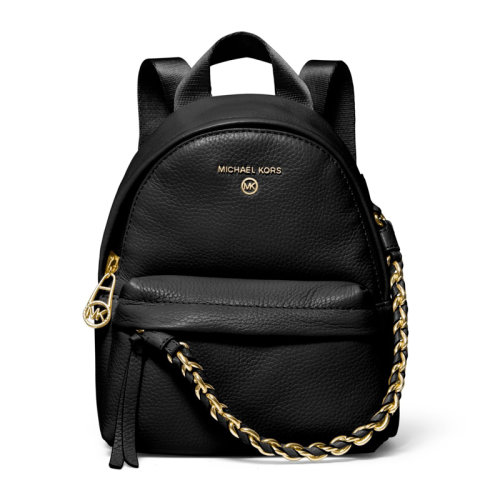 Michael Kors/邁克·科爾斯 SLATER系列 女士皮質鏈條logo書包背包雙肩包