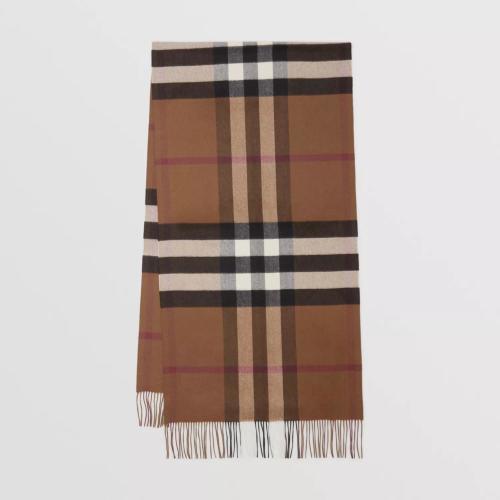  BURBERRY 22年秋冬 男士 格紋羊絨大號圍巾 80453361 預(yù)定商品1-3周發(fā)貨